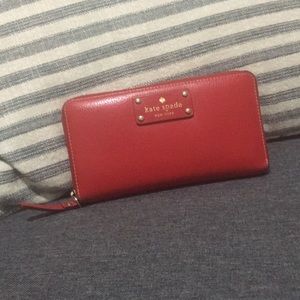 Kate Spade red wallet